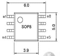 SOP8 單線通信協(xié)議(一線)八腳